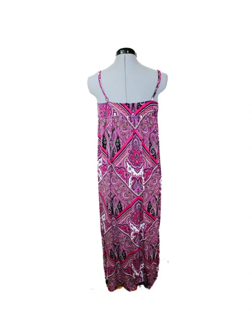 WET SEAL Pink Paisley Boho Fairy Maxi Dress